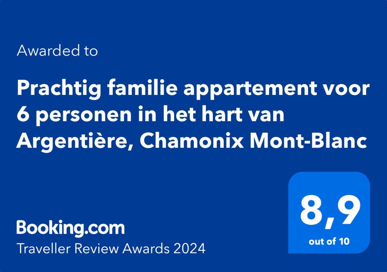 Prachtig Familie Appartement Voor 6 Personen In Het Hart Van Argentiere, Chamonix Mont-Blanc Exterior photo